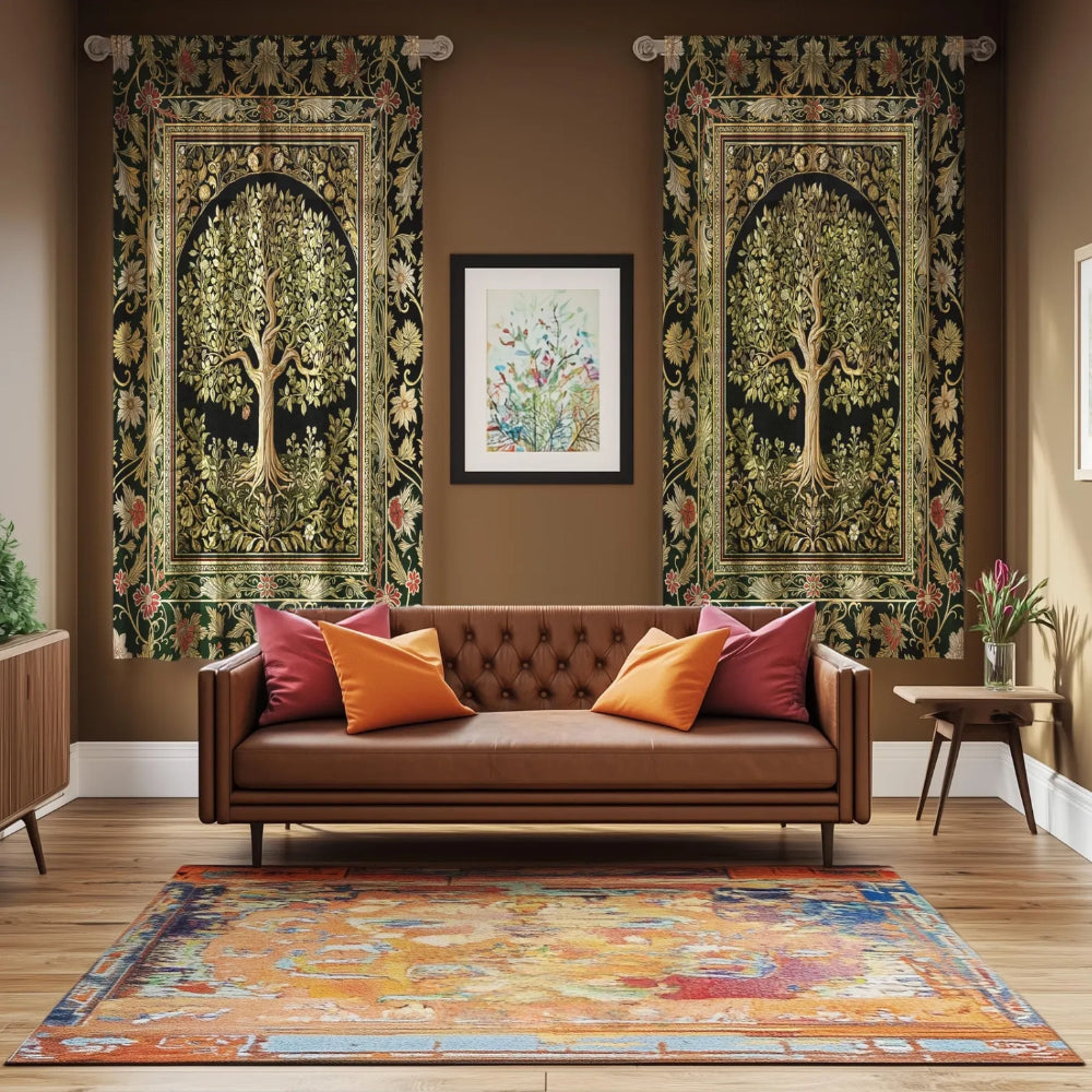 Tree of Life Fairytale Inspired Blackout Curtains