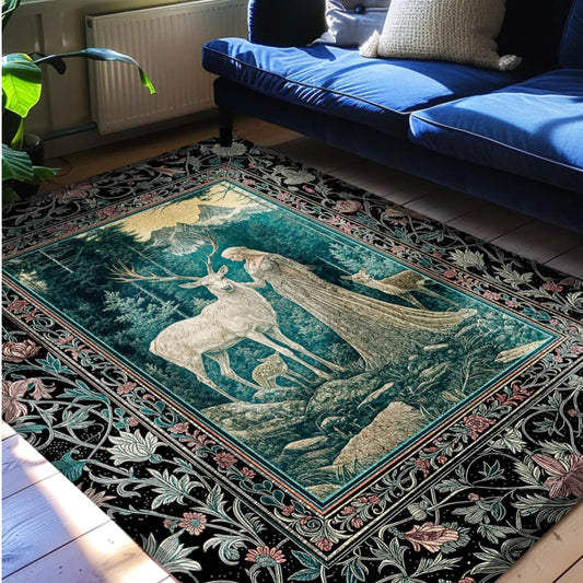 Twilight Forest Spirits Area Rug Royal Gothic Renaissance