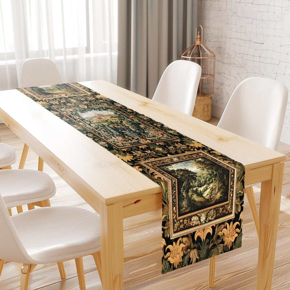 Victorian Royal Table Runner Medieval Rustic Boho