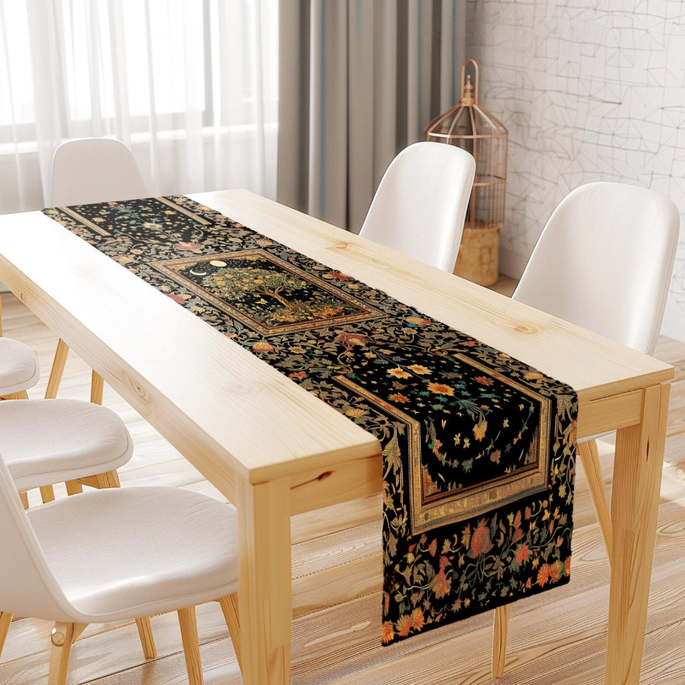 Tree of Life Fairytale Inspired Table Runner Gothic Magical