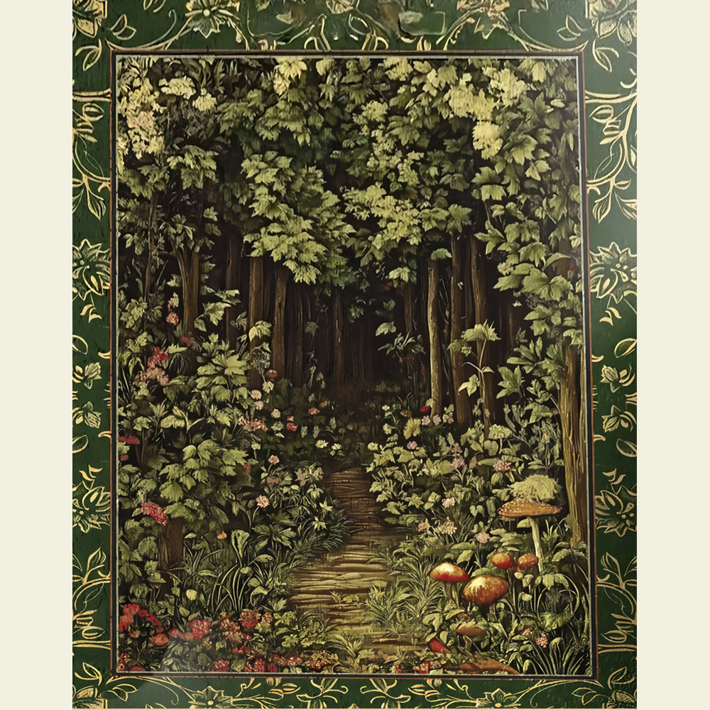 Fairytale Forest Botanical Accent Rug Machine Washable