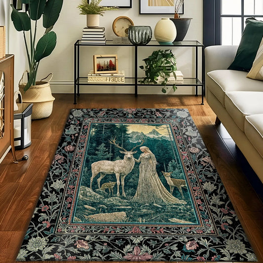 Twilight Forest Spirits Area Rug Royal Gothic Renaissance