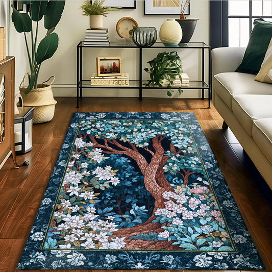Bohemian Tree Rug Woodland Magical Folklore