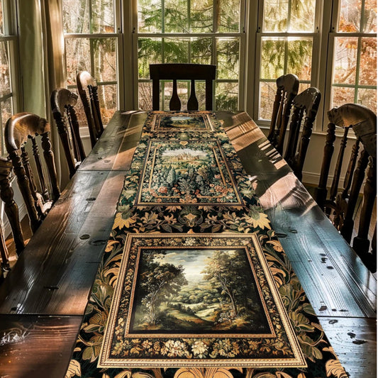 Victorian Royal Table Runner Medieval Rustic Boho