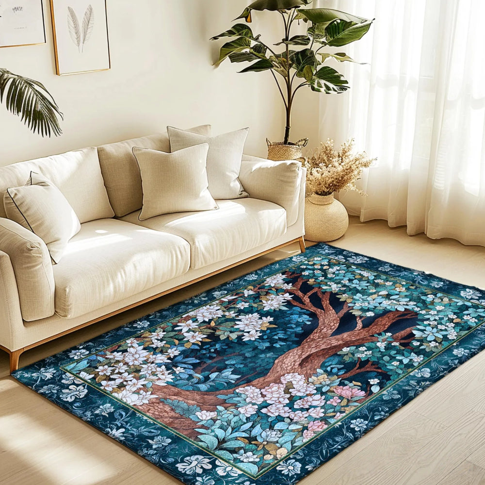 Bohemian Tree Rug Woodland Magical Folklore