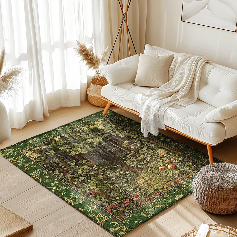 Fairytale Forest Botanical Accent Rug Machine Washable