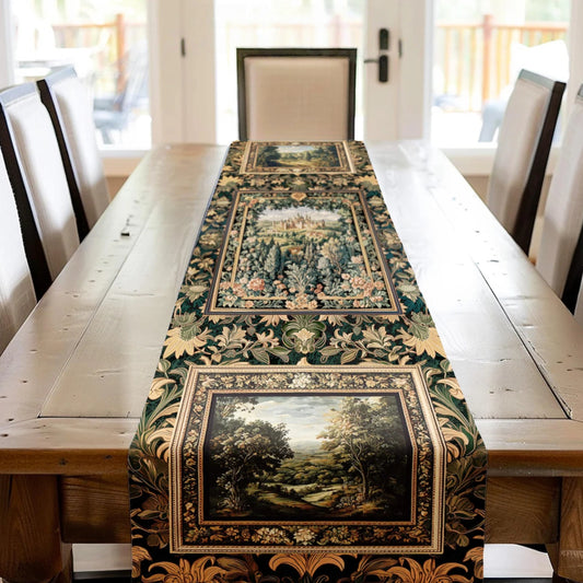 Victorian Royal Table Runner Medieval Rustic Boho