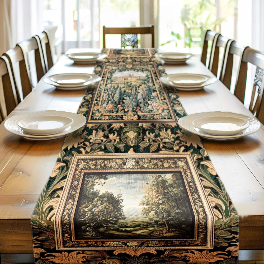 Victorian Royal Table Runner Medieval Rustic Boho