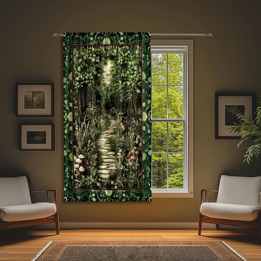 Forest Blackout Curtains Cottagecore Aesthetic