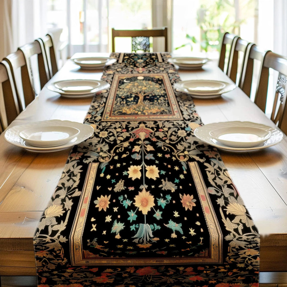 Tree of Life Fairytale Inspired Table Runner Gothic Magical