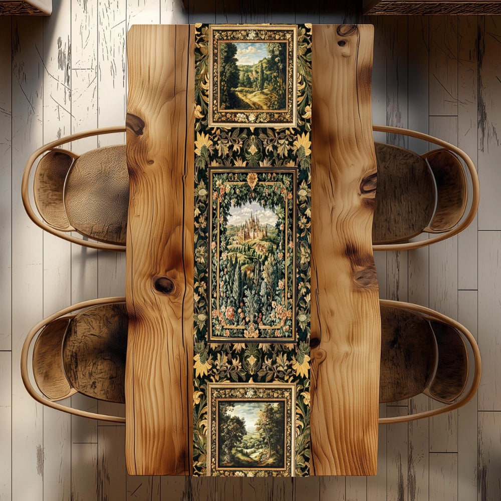 Victorian Royal Table Runner Medieval Rustic Boho