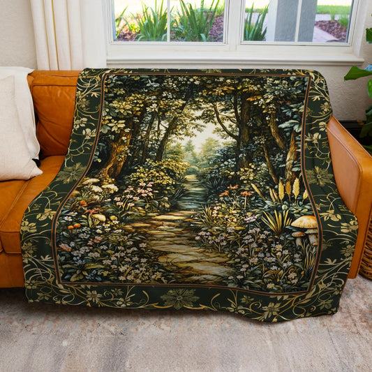 Fairy Meadow Forest Blanket Mystic Academia